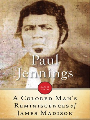 cover image of A Colored Man's Reminiscences of James Madison